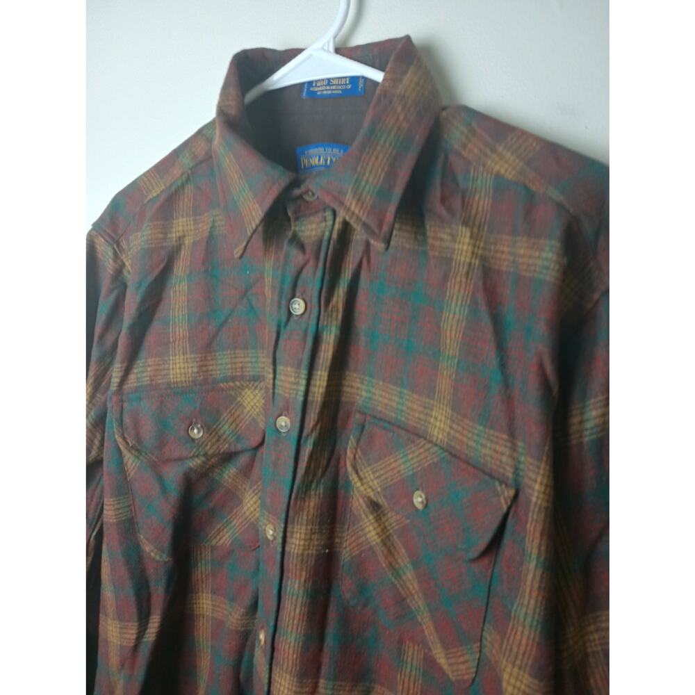 Pendleton Woolen Mills Plaid Burnside Double Brea… - image 2